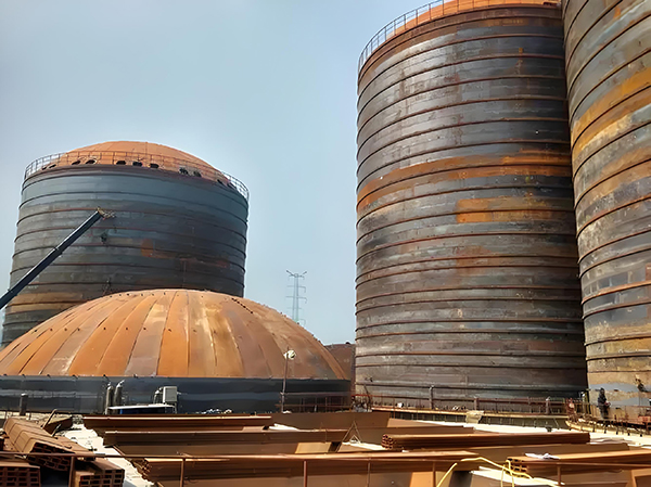 什运乡焦粉钢板仓